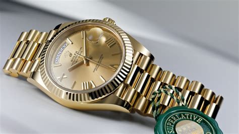 gold rolex watch 999lx740